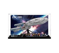 Gase de présentation en acrylique transparent pour modèle Le-go 10356 Star Trek, boîte transparente, boîte de rangement, boîte de présentation, compatible avec modèle 10356 (vitrine uniquement