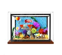 Gase de présentation en acrylique transparent pour modèle Le-go 10366 d'aquarium tropical, boîte transparente, boîte de rangement, boîte de présentation, compatible avec le modèle 10366 (vitrine