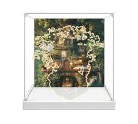 Gase de présentation en acrylique transparent pour modèle Le-go 21318 Treehouse - Boîte transparente - Boîte de rangement - Compatible avec modèle 21318 (vitrine uniquement) (version arrière-plan 2)