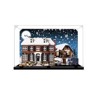 Gase de présentation en acrylique transparent pour modèle Le-go 21330 Home Alone, boîte transparente, boîte de rangement, boîte de présentation, compatible avec modèle 21330 (vitrine uniquement) (fond