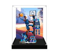 Gase de présentation en acrylique transparent pour modèle Le-go 43010 Slam Dunk - Boîte transparente - Boîte de rangement - Compatible avec modèle 43010 (vitrine uniquement) (version arrière-plan 1)