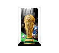 Gase de présentation en acrylique transparent pour modèle Le-go 43020 Coupe du Monde - Boîte transparente - Boîte de rangement - Compatible avec modèle 43020 (vitrine uniquement) (fond version-3)