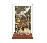 Gase de présentation en acrylique transparent pour modèle Le-go 76463 Castle - Boîte transparente - Boîte de rangement - Compatible avec modèle 76463 (vitrine uniquement) (fond version-3)