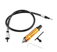 Gasea 6mm Outil Rotatif à Arbre Flexible Avec 0.5-6.5mm Mandrin de Clé Meuleuse Électrique Soft Flex Extension d'Arbre et Poignée Compatible Pour Broyeur Rotatif Dremel Outils de Sculpture Menuiserie