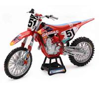 NewRay Moto miniature Troylee Designs Red Bull Gas Gas MC450 Justin Barcia 1:12 Argenté