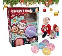 Gashapon Distributeur Automatique de Jouets, œufs de Noël | Distributeur Automatique de Capsules réutilisable pour Les activités des et Les Filles passionnées de Vacances Organisateur de