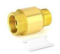 GASHER 1pièces Clapet anti-retour en laiton DN20 3/4" filetage femelle et mâle, prévention des retours d'eau, clapets anti-retour unidirectionnels