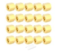 GASHER 20 PIECES Raccord à compression en laiton 1/4", écrou à compression en laiton