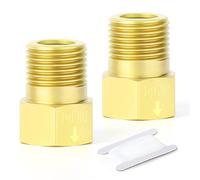 GASHER 2pièces vanne de retenue en laiton 1/2" femelle à 1/2" filetage mâle, prévention du reflux, vannes de retenue à sens unique non retour