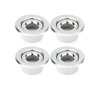 GASHER 4 pièces Rosace de sprinkler encastré 1/2"IPS, Pour garniture de sprinkler incendie GO-457S