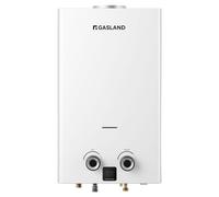 GASLAND 11L Chauffe eau gaz instantané au propane, Bas NOx, BG300-DE Chauffe-eau à gaz LPG avec indicateur LED pour usage domestique, blanc, 50mbar