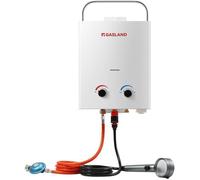 GASLAND AS132-DE Chauffe-eau Gaz portables A+ 5L/min Chauffe-eau instantanés au gaz propane/butane 50mbar