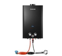 GASLAND BE422B Chauffe-eau instantané à gaz d'extérieur 16 litres, butane (28-30mbar)/propane (37mbar), douche GPL pour camping, camping-car, grange