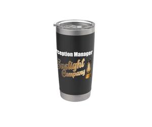 Gaslight Manager Perception Lampe Humour Gaslighting Gobelet isotherme en acier inoxydable double paroi