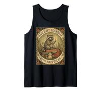 Gaslight Yourself Into Happiness Funny Raton Laveur Vintage Meme Débardeur