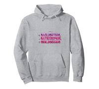 Gaslighting, Gatekeeping, Girlboss : Trendy Slogan Sweat à Capuche, Unisexe pour Adultes, Gris Chiné, L