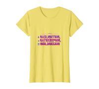 Gaslighting, Gatekeeping, Girlboss : Trendy Slogan T-Shirt, Femme, Citron, 3XL