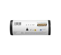 GASMIS Lot de 20 sacs poubelle avec cordon de serrage, 60 l, 45 microns, extra solides et anti-fuite, pour la maison et le jardin, 1 rouleau