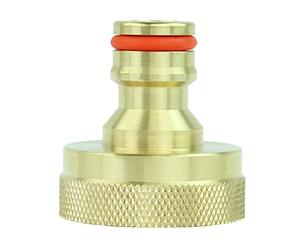 GASMIS Raccord de robinet G 1" - En laiton - Raccord pour robinets - Avec joint en caoutchouc intérieur