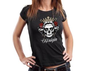 Gasoline Bandit T-Shirt Femme Motard Good Vibrations, Queen, Taille S