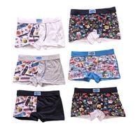 GASOLINO Boxer Garcon Ans Enfant Coton Lot de 6 Boxers