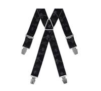 Gaspard Bretelles Homme Larges Fantaisie - Elastique Résistant et Clips Extra Fort - Modèle en X - Made in France - Taille Ajustable max 130cm - Garantie à Vie