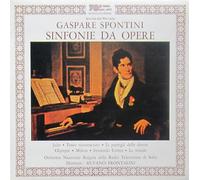 Gaspare Spontini "Sinfonie Da Opere" Orchester Nationale Bulgara Radio Television Dirigent: Silvano Frontalini Vinyl LP