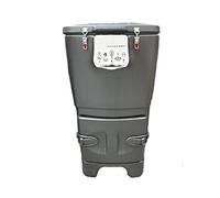 Gaspillage Alimentaire Bac à Compost Thermique Grand bac Compostage accéléré extérieur avec Grande Ouverture et Collecte de Liquide au Fond for Jardin Patio Yard Farm(Noir)