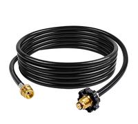 GASPRO Adaptateur de Tuyau de Propane de 5,5 m, Compatible avec Le Chauffage Mr. Heater Buddy, la Grille Portable, et Plus Encore, se connecte à Un réservoir de 2,3 à 45,4 kg