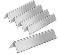 Gaspro Gp-636 (lot de 5) en acier inoxydable Revaporiser Barre de remplacement pour Weber 46510001, 47513101 Spirit 300 310 320 E310 E320 Série Grill à gaz avec commandes avant (L15.3 X W2.6 X T2.5inch)