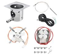 GasSaf Kit de pièces de rechange pour Pit Boss, Traeger, Camp Chef, Z Grills Granulés, Fumoir à granulés, comprend un moteur à tarière 2,0 tr/min, un ventilateur à induction, une tige d'allumage avec