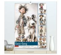 Gassi-Gang (hochwertiger Premium Wandkalender 2026 DIN A2 hoch), Kunstdruck in Hochglanz: Ein haariges Vergnügen über das alltägliche Abenteuer auf vier Pfoten und zwei überforderten Beinen.