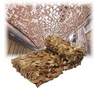 GASSNAKE Filet de camouflage - Pour la chasse, le camping sauvage, le paysage forestier, l'extérieur, le jardin, les fêtes, les décorations, parasol, désert - 2 x 8 m