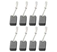 Gastagrav Balais de charbon de rechange pour Bosch GWS 1000 1100 5 x 10 x | Meuleuse d'angle 1400 10 11 14 15-125, composants en fibre de carbone pour réparation et entretien d'outils électriques