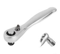 Gastagrav liquet réglable 2 en 1 à double tête 6,35 mm avec mécanisme à 72 dents et bouton de libération rapide pour des applications polyvalentes d'outils à main dans la maison, le jardin (B)