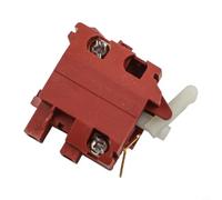 Gastagrav Commutateur de rechange pour meuleuse d'angle Bosch PWS en plastique rouge pour outil électrique - Installation facile - 1 pièce - Convient pour les ateliers de bricolage