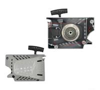 Gastagrav Démarreur de tronçonneuse avec coque en aluminium épais et cordon de tirage facile à démarrer, compatible avec les modèles 5200/5800, léger, 570 g, gris