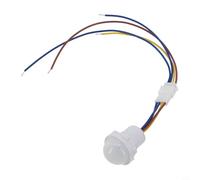 Gastagrav Détecteur de mouvement PIR pour contrôle de la lumière, avec sensibilité réglable, détection infrarouge automatique, pour intérieur et extérieur, CA 110 V 240 V CC 12 V 24 V (AC110-240 V)