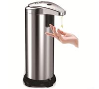 Gastagrav Distributeur automatique de savon en acier inoxydable avec sans | Capteur infrarouge, machine à main liquide en métal de qualité 304 pour cuisine, salle de bain, bureau