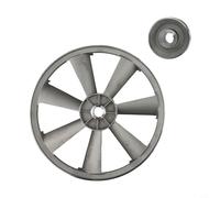 Gastagrav Ensemble de poulies de volant d'inertie en métal pour courroie trapézoïdale de type A, réa de 300 mm de diamètre avec fente de 13 mm de largeur, poulie de moteur robuste pour l'entretien de
