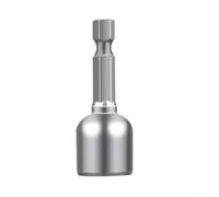 Gastagrav Ensemble de tournevis à douille hexagonale à dégagement rapide de 6 à 13 mm, tige de 0,6 cm, acier au chrome vanadium pour perceuse électrique et visseuse à percussion, gris (12 mm)