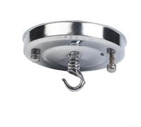 Gastagrav Lustre avec crochet de plafond, suspension en métal (chromé)