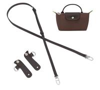Gastinsave Sangles de rechange en cuir pour sac à main à bandoulière réglable pour sac à main long champ pour femme，Moka-S