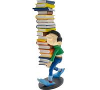 Gaston : Gaston tenant une pile de livres 26 cm statue Plastoy