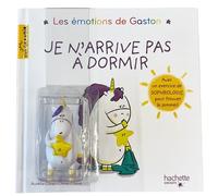 Gaston -Je n'arrive pas à dormir avec figurine - Aurélie Chien Chow Chine - Hachette Enfants - cartonné - Album jeunesse