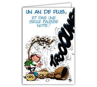 Gaston Lagaffe GLCT-0133 Carte d'anniversaire avec Motif Un an de plus éléphant Musique