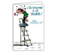 Gaston Lagaffe GLCT-0135 Carte d'anniversaire avec Motif Economie prix échelle