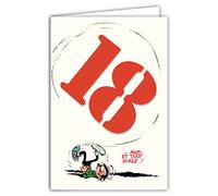 Gaston Lagaffe GLCT-6052 Carte d'anniversaire 18 ans