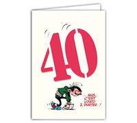 Gaston Lagaffe GLCT-6055 Carte d'anniversaire 40 ans