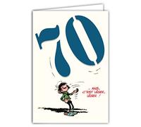 Gaston Lagaffe GLCT-6058 Carte d'anniversaire 70 ans